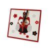 Hodiny ker. 11 cm, červená sova  Home Elements