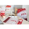 Vánoční kuchyňská zástěra se sobíkem, 60*80 cm,  červená  Home Elements