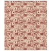 HOME ELEMENTS Ubrus 90 x 90 cm, Červený patchwork  Home Elements
