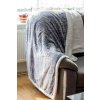 HOME ELEMENTS Mikroflanelová deka,  150x200 cm, šedomodrá  Home Elements