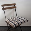 Podsedák prošívaný kostičkovaný, béžovo-černý  Home Elements