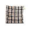 Podsedák prošívaný kostičkovaný, béžovo-černý  Home Elements