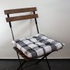 Podsedák prošívaný šedobílá kostka  Home Elements