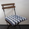Podsedák prošívaný modro-bílé proužky  Home Elements