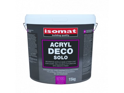 ACRYL DECO SOLO - Dekorativní, akrylový nátěr na podlahu a stěny (Barva Bílá, Hmotnosť 15 kg)