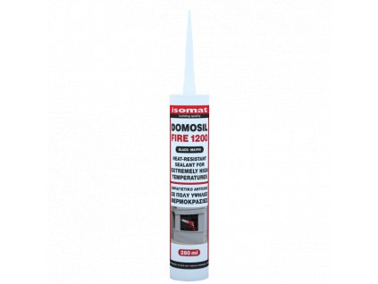 DOMOSIL-FIRE 1200 - Tmel odolný extrémně vysokým teplotám (Barva Černá, Objem 280 ml)
