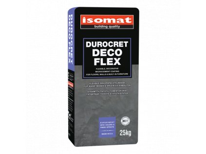 DUROCRET-DECO FLEX - Flexibilní, dekorativní, mikrocementová stěrka na podlahu a stěny (Barva Bílá, Hmotnosť 25 kg)