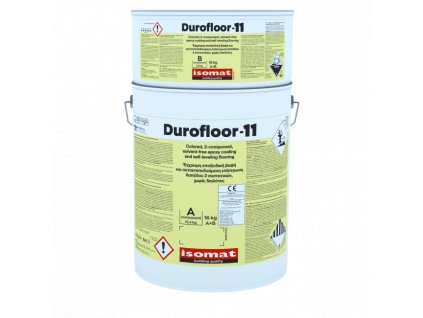 DUROFLOOR 11 - 2-složkový, epoxidový nátěr a samonivelační podlaha bez rozpouštědel (Barva Světle šedá (RAL 7035), Hmotnosť 16 kg)