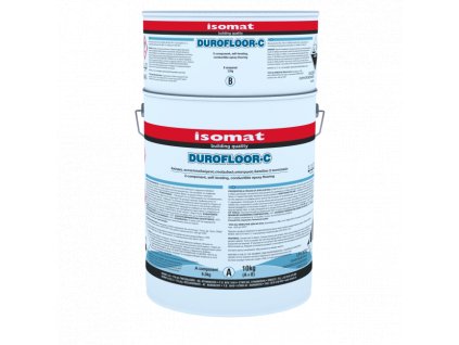 DUROFLOOR-C - 2-složková, antistatická, samonivelační epoxidová podlaha bez rozpouštědel (Barva Šedá (RAL 7040), Hmotnosť 10 kg)