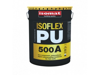 ISOFLEX-PU 500 A - Tekutá, rychleschnoucí, polyuretanová hydroizolace s UV ochranou (Barva Šedá, Hmotnosť 12,5 kg)
