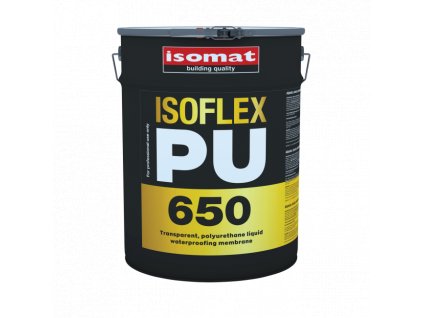 ISOFLEX-PU 650 - Transparentní, polyuretanová hydroizolace s UV ochranou (Barva Transparentní, Hmotnosť 1 kg)
