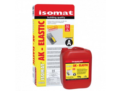 ISOMAT AK-ELASTIC - 2-složkové, extra elastické, obkladové lepidlo C2 E S2 (Barva Bílá, Hmotnosť 35 kg)