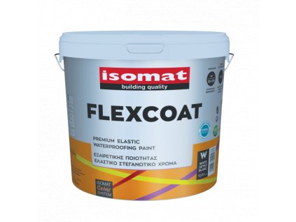 ISOMAT FLEXCOAT - Prémiová, elastická, hydroizolační barva (Barva Bílá, Objem 10 l)