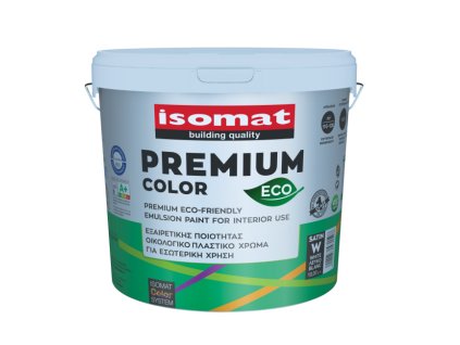 PREMIUM COLOR ECO SATIN - Prémiová, ekologická, saténová emulzní barva na vnitřní povrchy (Barva Bílá, Objem 0,75 l)
