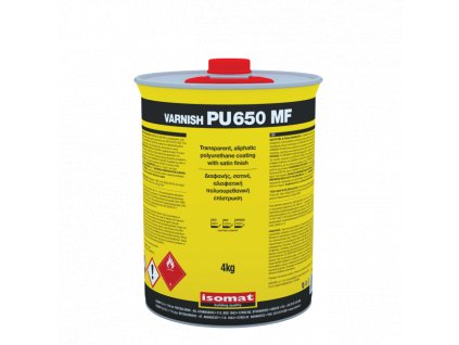 VARNISH-PU 650MF - Polyuretanový, matující lak pro ISOFLEX-PU 650 (Barva Transparentní, Hmotnosť 0,75 kg)