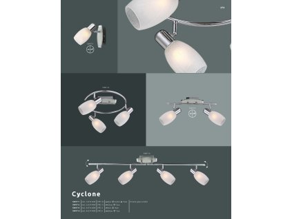 Svítidlo CYCLONE 54917-4 GLOBO