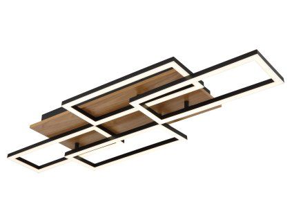 JEFFRY 67359-40 GLOBO stropní  | LED | 40W | bílá/černá | dálkové ovl. | D: 87,5 cm |
