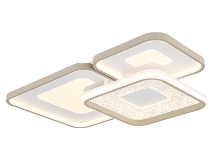 MOSAIKO 48097-62  | LED | 55W | bílá/písková | dálkové ovl. | D: 65 cm |