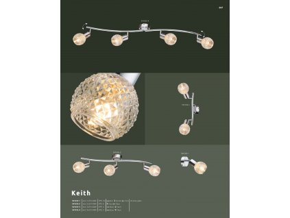 Svítidlo KEITH 541006-4 GLOBO