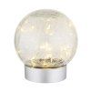 SOONA 28078 GLOBO dekorativní  | LED | 06W | stříbrná | IP44 | Š: 12 cm |