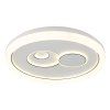 RUIZ I 48470 GLOBO stropní  | LED | 36W | bílá/černá | Š: 49 cm |