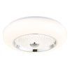 GRAHAM 48071-18 GLOBO stropní  | LED | 24W | bílá/chrom | D: 38,5 cm |