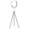 MIRO 59095 GLOBO stojací lampa  | LED | 24W | bílá/černá | dálkové ovl. | D: 67,5 cm |