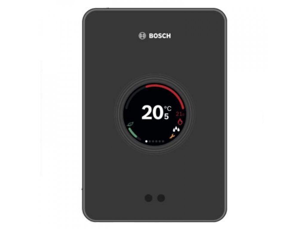 Chytrý termostat Bosch Wi-fi černá