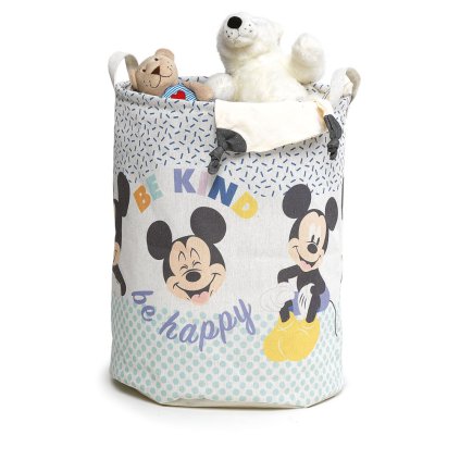 155279 detsky textilni kos na hracky ovalny disney mickey mouse