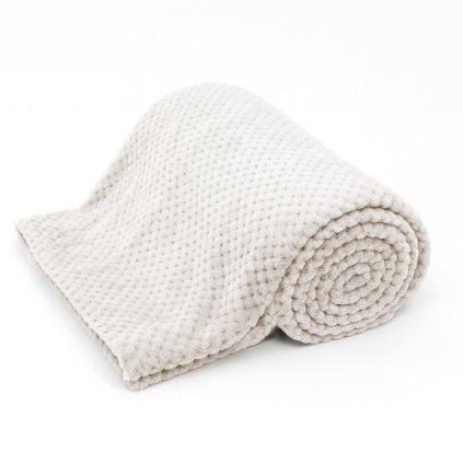 166250 3 mikroflanelova deka pixel bila