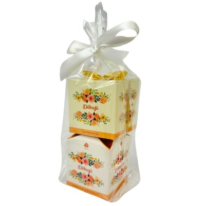 154553 4 arome darkovy set caj a svicka dekuji