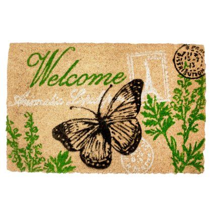 15033 2 rohozka welcome motylek