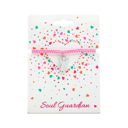 169850 pleteny naramek s priveskem andilek