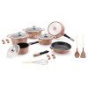 165590 2 sada nadobi es1014m 17 ks barva copper