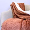 166394 mikroflanelova deka rustic hneda