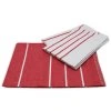 140583 konyhai törölköző csíkos piros