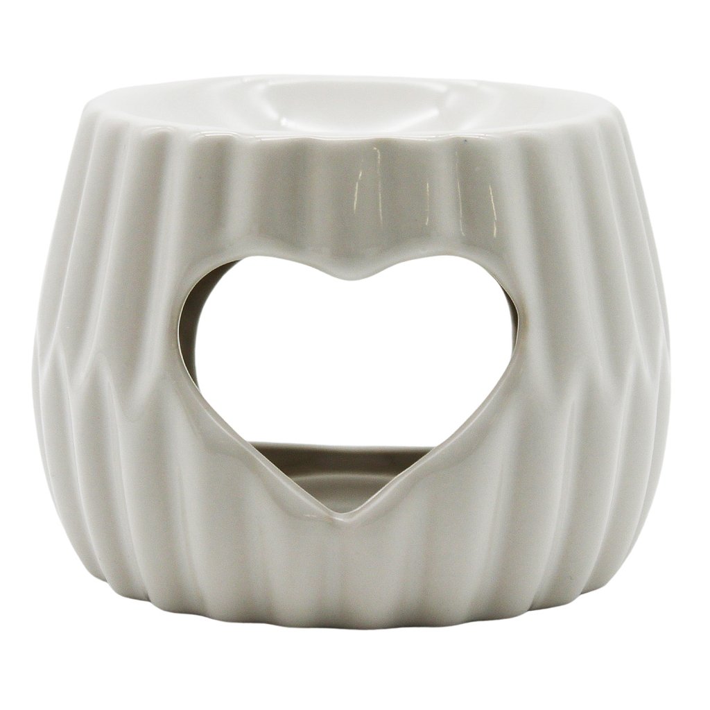 158268 aromalampa srdce barva bila