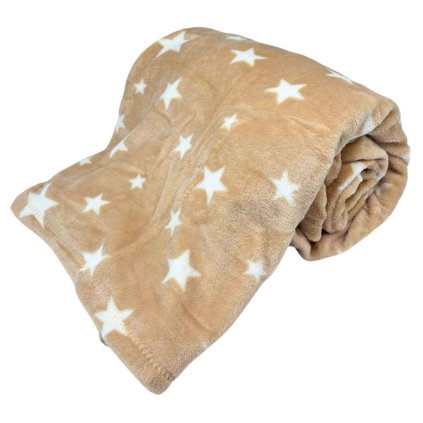 128673 1 home elements deka 150 x 200 cm mikroflanel 220 gsm hvezdicky