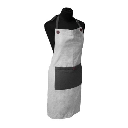 137851 arome home kuchynska zastera panska svetle a tmave seda z recyklovane bavlny