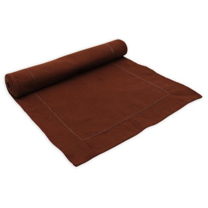 137815 home elements prostirani behoun 33x130 cm cokoladova rezna z recyklovane bavlny