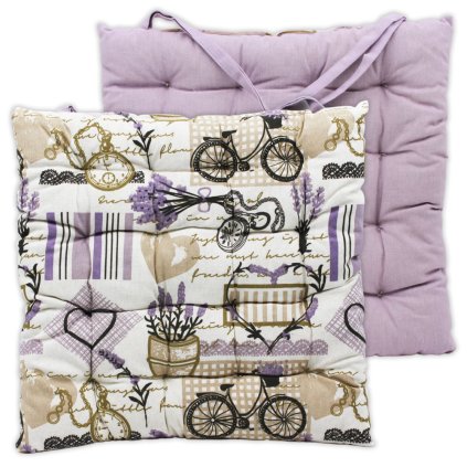 HOME ELEMENTS Podsedák prošívaný 40x40 cm, Nejlepší maminka 2, set 4ks (Množství 1 ks)