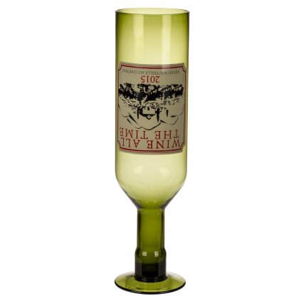 140283 sklenice na vino ve tvaru lahve