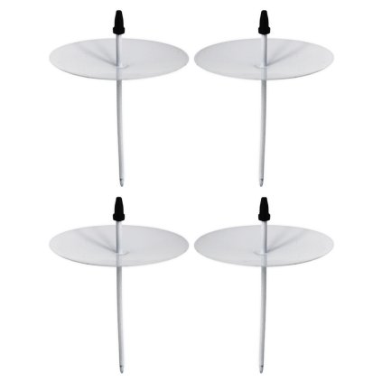 140886 arome bodce na svicky na venec 4 ks bily