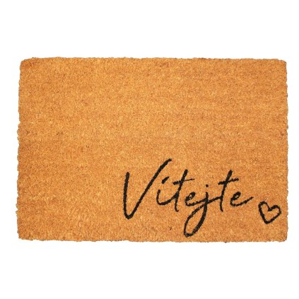 141828 home elements rohoz 40x60 cm vitejte srdce