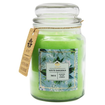 143823 arome svicka 560 g ve skle white gardenia