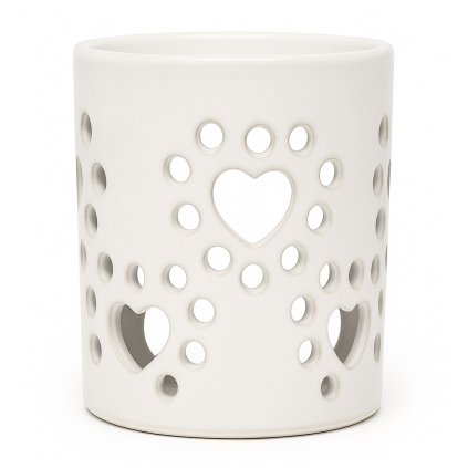 144479 2 home elements aromalampa 11 5 cm srdce bila