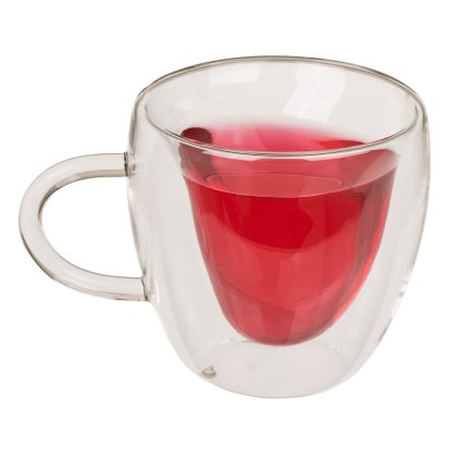 145952 hrnek termo sklo s tvarem srdce sada 2ks