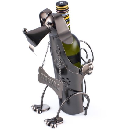 147314 stojan na vino pes
