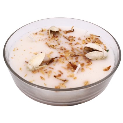 149380 5 prirodni triknotova svicka 200g ve skle honeysuckle jasmine