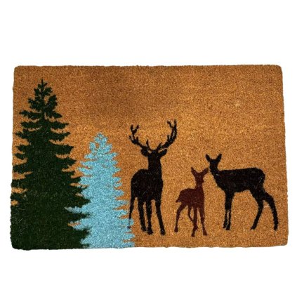149521 home elements rohoz z kokosovych vlaken jeleni rodinka 40x60 cm